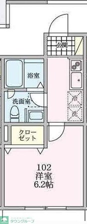 読売ランド前エスケーハウスの物件間取画像
